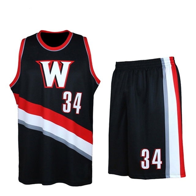 Wholesale China basketball sports wear clothing cheap basketball uniform logo designs