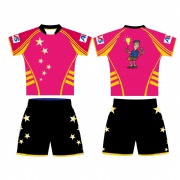 Custom team made sublimation rugby playing shirts, rugby uniform for club