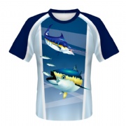 factory price new design short sleeve fishing apparel